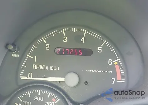 2000 Pontiac Grand Am Se1 из США, поврежденный, VIN 1G2NF52E1YM780383